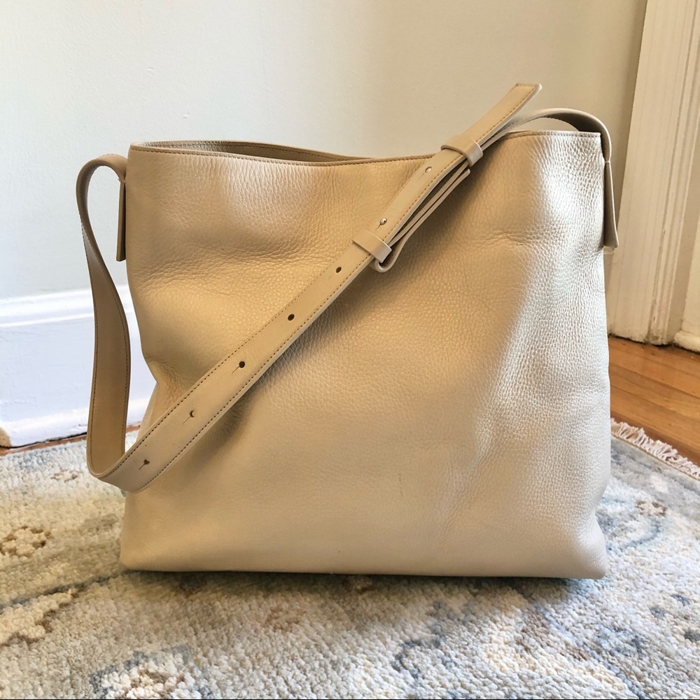 Vince Python Embossed Leather Hobo - Euc - image 5